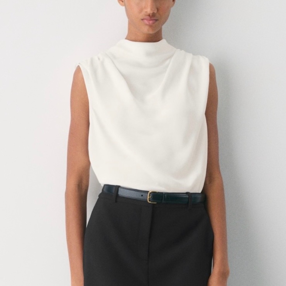 Aritzia Carter Blouse Babaton White